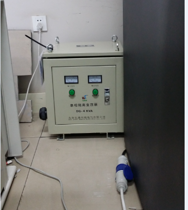 北京弘通变压器厂为三河市人民印务提供2台单相DG-10KVA隔离变压器